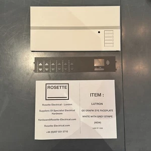 Placa facial gráfica Lutron - To suit QS rango de ojos gráfico - nuevo - IVA INC* - Imagen 1 de 1