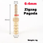 Brass Connector Reducer Zigzag Pagoda Plugs Hose Tail End Fitting Thread Joiner