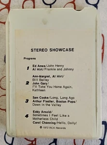 RCA Stereo Showcase 1972 8-Track Compilation VG Sam Cooke Eddy Arnold Al Hirt - Picture 1 of 4