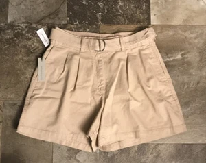 NWT The Group BABATON Women's Sz 10 SHORTS Sierra Beige belted 1234 - Picture 1 of 5