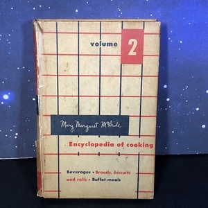 1958 Encyclopedia of Cooking Volume 2 Mary Margaret McBride Hardcover Book - Picture 1 of 8