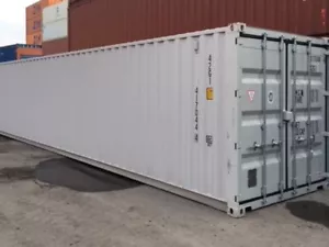 40'DV Seecontainer neuwertig, RAL 7035 Lagercontainer Überseecontainer - Bild 1 von 10