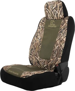 Cubierta de asiento Ducks Unlimited, hojas de roble musgo camuflaje auto camión - Imagen 1 de 2