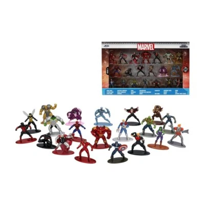 Figura Marvel Spider-Man Paquete de 18, Jada Nano Metalfigs Die Cast Foto 1 de 2