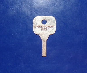 Vintage Unbranded "EMERGENCY KEY" - Picture 1 of 2