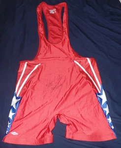 RULON GARDNER SIGNED AUTO'D SINGLET BAS COA 2000 OLYMPIC WRESTLING GOLD MEDAL A - Picture 1 of 6