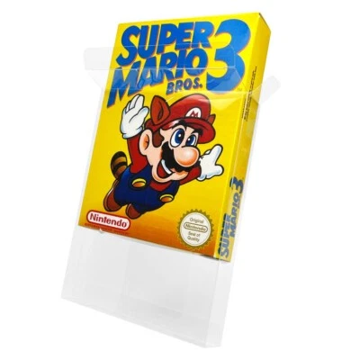 Box Protector NES Nintendo Entertainment System Game Display Case (1-200 Pack)