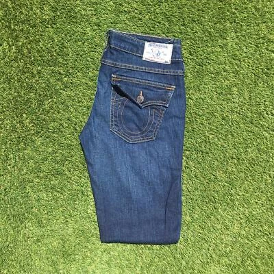 Vintage TRUE RELIGION BILLY Womens Jeans 28 x 32 Mid Wash | Y2K Stretch USA - Image 1 of 4