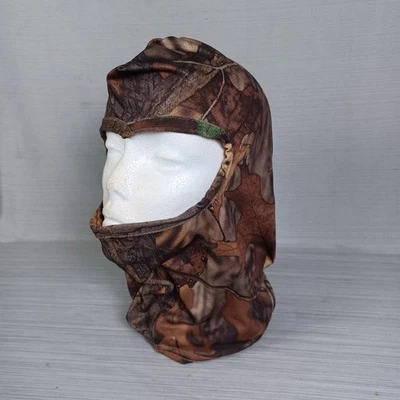 Cabelas Camo Headcover Facemask Balaclava Hunting Advantage Timber Camouflage - Image 1 of 4