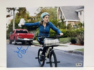 FOTO FAMILIAR MODERNA FIRMADA POR JULIE BOWN 11X14 CLAIRE AUTO CERTIFICADO DE AUTENTICIDAD BECKETT BAS - Imagen 1 de 2