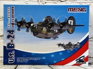 Meng Cartoon Model Kit U.S. B-24 Heavy Bomber mPLANE-006 Unassembled Open Box - Picture 1 of 7