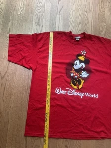 Walt Disney World Shirt Adult 3XL Red Mickey Mouse Minnie Mouse Chest 55 Inches - Picture 1 of 5