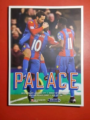 Crystal Palace v Swansea City 28th December 2015 MINT - Image 1 of 2