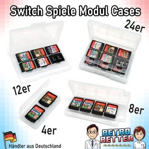 Funda Módulo para hasta 24 Nintendo Switch Game Cards Juegos Caja Funda Protectora - Imagen 1 de 19
