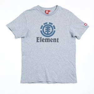 Element Skateboards Y2K Tree Logo T-Shirt Grey Small Classic 00s Skate Tee - Picture 1 of 11