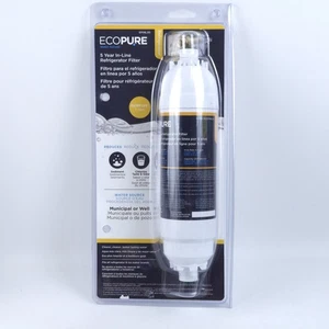 ECOPURE EPINL30 5 Year In-Line Refrigerator Water Filter Universal Fit NEW - Picture 1 of 4