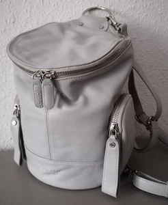 Rucksack aus feinem, hellgrauen Leder von PICARD - Bild 1 von 9
