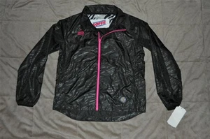 Chaqueta Soffe Zebra Wind 6153G Niñas Negra/Rosa Grande 12-14 Nueva con Etiquetas - Imagen 1 de 4