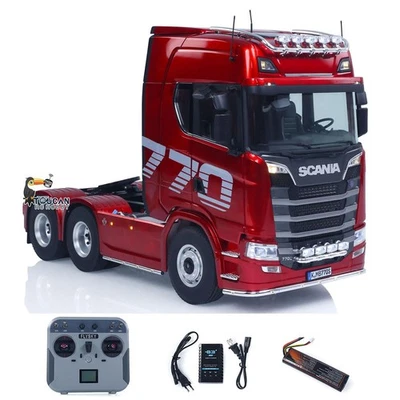 Camión tractor KABOLITE 1:14 6x6 770S 100 RC RTR Sicania camión coche caja de cambios de 2 velocidades Foto 1 de 4