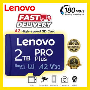 Lenovo 2TB 1TB 512GB 256GB 128GB 64GB Micro SD TF Memory Card Class10 High Speed - Picture 1 of 11