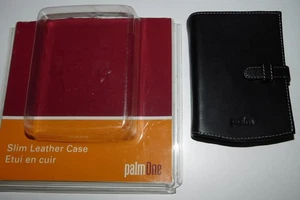 Palm One leather bag for Tungsten E & Zire PDA case PalmOne slim leather case - Picture 1 of 4