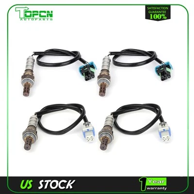 4pcs Oxygen O2 02 Sensor for 2010-15 Chevrolet Camaro 6.2L Upstream Downstream - Image 1 of 4
