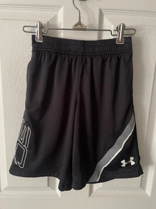 Under Armour Steph Curry Black Shorts Youth Size Small Inseam 9” - Picture 1 of 3
