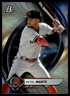 2022 Bowman Platinum Ketel Marte Arizona Diamondbacks #55 - Image 1 of 2