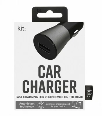 KIT FRESH KFZ Lader 2,4A USB Ladegerät 12V 24V Lade-Adapter für Handy iPhone etc - Bild 1 von 4