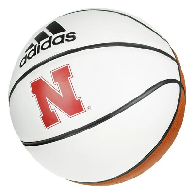 Adidas NCAA Nebraska Cornhuskers Mini Autógrafo Baloncesto, Talla 3 Foto 1 de 3