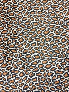 Large Piece of Leopard Print Fabric - Perfect for Upholstery Projects! - Picture 1 of 4