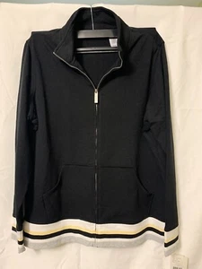 Liz&Co (Liz Claiborne) Knit Zip Up Cardigan Sweater Women's 1X Gray (SEC A) - Picture 1 of 5