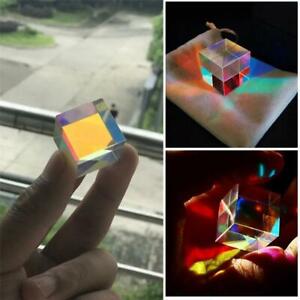 Cmy Optical Prism Cube Fun Experiment Birthday Gift Refract All Colors Sup Hot