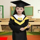 Children Graduation Gown Hat Set Baccalaureate Cap With Tassels Cute School Gift