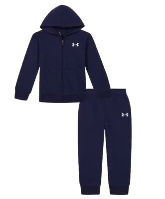 Under Armour Full Fleece Trainingsanzug Baby Navy 6-9 Monate #REF23/19
