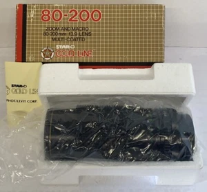 STAR-D Gold Line Zoom & Macro 80-200mm f3.9 Multi-Coated Lens IN BOX - Picture 1 of 13