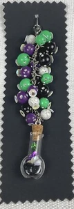 Halloween Bag Charm Junk Journal Potion Bottle Retro - Picture 1 of 4