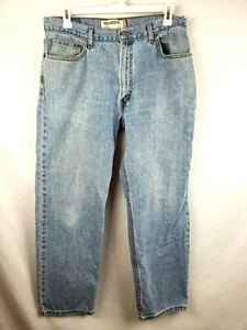 Pantalones de mezclilla para hombre Levi's 550 calce relajado talla 36X32 cónicos ligeros - ver medida - Imagen 1 de 4