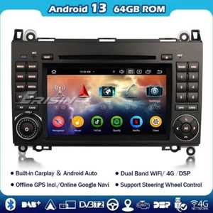 8 Kern Android 13 Autoradio DSP SWC DVD Mercedes A/B Klasse W169 W245 VW Crafter - Bild 1 von 18