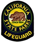 California State Parks Lifeguard - Patch smaller size