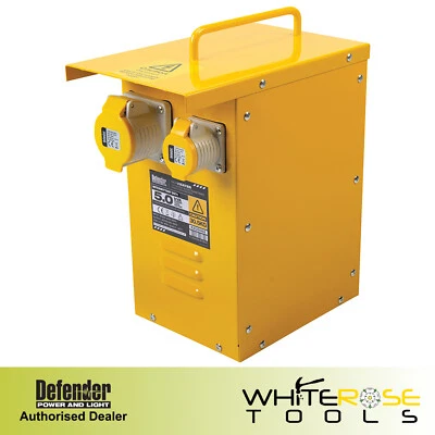 Defender 5kVA Metal Heater Transformer 16A / 32A 110V E205062 - Image 1 of 4