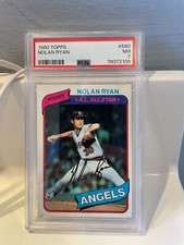1980 Topps Baseball #580 Nolan Ryan PSA 7 NM California Angels