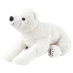 IKEA Grande Sentado Abrazando Oso Polar Peluche Suave Peluche Lindo Niños Juguete Blanco Nuevo - Imagen 1 de 3
