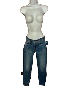 WOMEN'S LUCKY BRAND AVA SKINNY MID RISE DENIM JEANS-SIZE: 2/26R RED - Picture 1 of 8