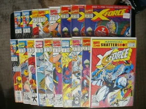 18 Marvel Comics X-force 1st 1 (x4) 3 4 5 6 7 8 9 26 Annual cards Deadpool bag - Picture 1 of 11