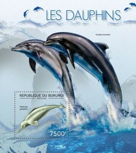 BURUNDI 2012 - Dolphins S/S. Official issues. - Picture 1 of 1