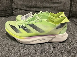 Adidas Adizero Adios Pro 3 Running Shoes Green Spark Lemon Men's Size 13 IG6445 - Picture 1 of 5