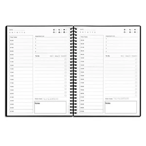 Daily Planner Undated, To Do List Notebook with Hourly Schedule, Time Managem... - Picture 1 of 5