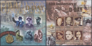 Islas Maldivas Sc # 2786,88,89 MNH S/S de 6 cada 60ª ANN D-DÍA 6 DE JUNIO 1944 - Imagen 1 de 2
