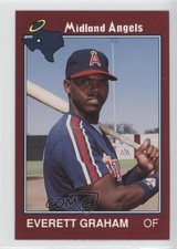 1989 Grand Slam Midland Angels Everett Graham #16